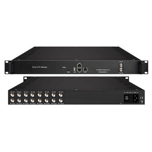 24 Sintonizador Digital Gateway Entrada RF Resolución 4K Biss ISDBT Salida IP gateway para sistema IPTV para hoteles - Product Image 6