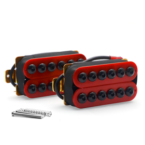 オンラインギターパーツ用の1セットのインベーダースタイルのギターハムバッカーピックアップ - Product Image 1