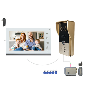 Sistema de intercomunicación de vídeo, timbre de 7 pulgadas con cámara y monitor, timbre de vídeo, intercomunicador bidireccional, desbloqueo RFID, intercomunicador de puerta de casa - Product Image 1