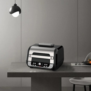 Luft gitter Elektrischer Luft fritte usenofen Volle <span class=keywords><strong>LED</strong></span>-Anzeige mit elektrischem Touchscreen-Grill ofen, Luft fritte use