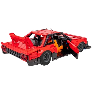 FunbuildカスタムレースカーDIYレンガおもちゃスカイラインスーパーシルエットKDR30モデルビルディングブロックおもちゃ