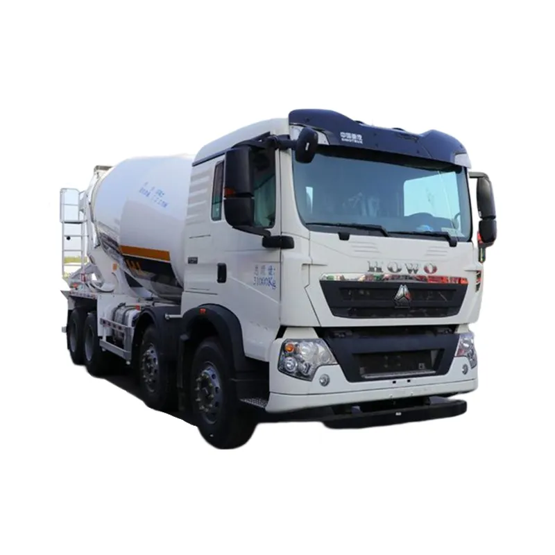 Ağır yükleme için yüksek kaliteli kendinden yükleme 7.7cbm 340hp 8*4 beton harç kamyonu