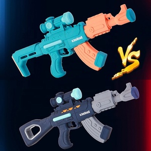 New Items Magnetic Assemble <strong>Gun</strong> <strong>Toy</strong> Kid Nine Magnetic Parts Combination with Different <strong>Gun</strong> Shooting Sound and Light - Product Image 5