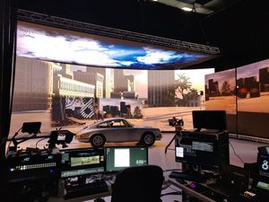 จอแสดงผล Led Matrix HD 3D หน้าจอ Led VR สำหรับพื้นหลังสตูดิโอภาพยนตร์เวที Immersive VFX P2.6 Vr XR Studio - Product Image 4