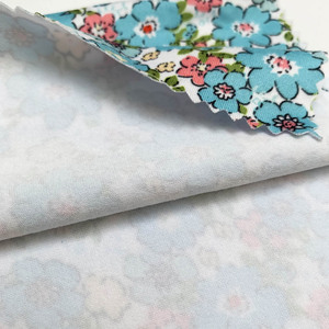 绍兴纺织双拉丝涤纶面料定制服装数码印花面料 - Product Image 4
