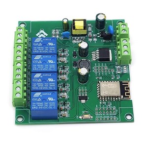 <strong>ESP8266</strong> WIF 4CH Relay <strong>Module</strong> ESP-12F Development Board DC 5V 7-28V 30A For Smart Home Wireless Control 4 Channel - Product Image 1