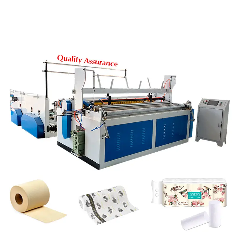 Doku kağıt üretim hattı doku kağıt yapma makinesi mutfak tuvalet kağıdı havlu sarma makinesi