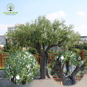 Yapay zeytin ağacı ekici doğal zeytin dalları ile sahte zeytin ipek ağacı ev ofis için gerçekçi yapraklar Faux zeytin ağacı - Product Image 2