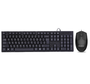 5200有線オフィスキーボードマウスラップトップセットホームオフィスPCキーボードマウスコンボ用の優れたパフォーマンスを備えたフルサイズコンボ - Product Image 1