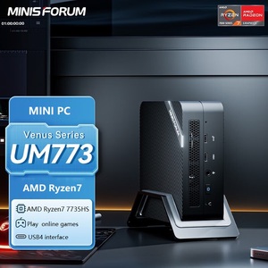 2023 nuovo MINISFORUM UM773 Lite AMD Ryzen7 Radeon 680M 8 core CPU DDR5 64GB RAM Computer Desktop Bilgisayar Windows11 Pro Gamin - Product Image 4