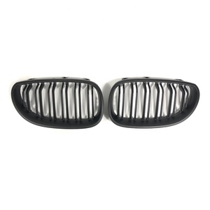 Dekorasyon mat siyah araba tamponları ön araba Grille spor ön geniş böbrek Grille Grill <span class=keywords><strong>BMW5</strong></span> serisi <span class=keywords><strong>E60</strong></span> E61 için