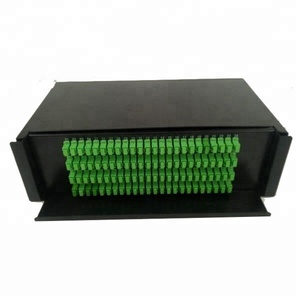 FTTH光纤12 24 48 72 96 144芯SC/APC接线盒接线板144芯机架安装ODF - Product Image 3