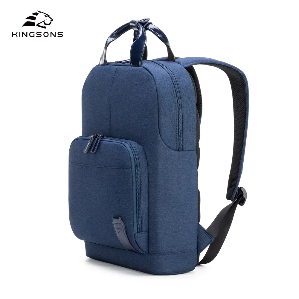 Mochila Vintage de estilo inglés Kingsons para hombres y mujeres, mochila clásica elegante para niñas, bolsa con logotipo, mochila para ordenador portátil personalizada 2023