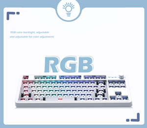 LS01 Customizable <strong>Keyboard</strong> Kit 5.0/2.4G/TypeC Improved Productivity Hot Swappable Easy Switches <strong>Replacement</strong> - Product Image 4