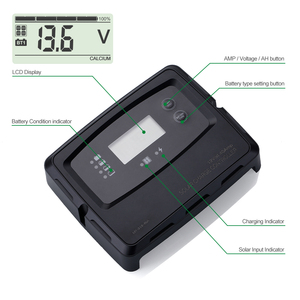 <span class=keywords><strong>IP67</strong></span> Impermeável <span class=keywords><strong>PWM</strong></span> 10A 12/24V Auto PV Solar Charge <span class=keywords><strong>Controller</strong></span> Kit LED LCD Controlador de Carga