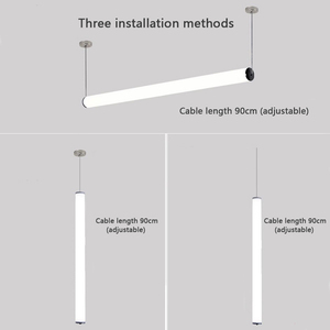 LED Full-Color acrilico di programmazione Pixel tubo lampione Multi-DMX512 il controllo congiunto 360 ° emissione di luce - Product Image 4