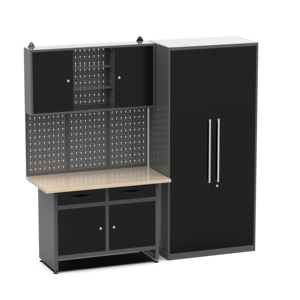 High Quality Multi-Function Combination Workstation Customizable OEM Garage Storage <strong>Workbench</strong> &amp; Tool Cabinet for Car Repair
