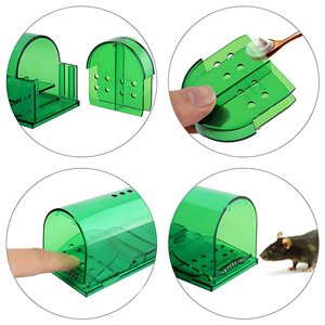 Insancıl canlı fare tuzağı toksik olmayan fare kapanı kafes fareler kontrol yakalamak fare kullanımlık kemirgen tuzak - Product Image 5