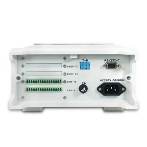 Registrador de datos de temperatura multicanal multifuncional con pantalla LED de 5 canales y 24 canales, 1 unidad