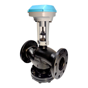 1/2'-8' 4-20mA Cast Iron <strong>Electric</strong> Regulating <strong>Valve</strong> Linear Actuator Control <strong>Valve</strong> Flange Power-off Reset <strong>PN16</strong> - Product Image 3