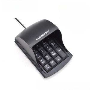 Teclado numérico con cable, teclado numérico USB, teclado numérico de 19 teclas para ordenador portátil, PC, ordenador portátil