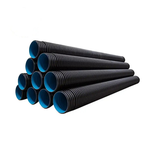 市政下水道系统用HDPE双壁波纹pe管SN4 SN8 SN16塑料涵管18英寸 - Product Image 2