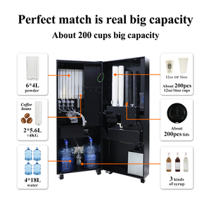 Distributore automatico di caffè intelligente completamente automatico con sistema di gestione Cloud per le imprese - Product Image 6