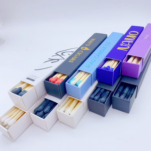 Özel kişiselleştirilmiş kağıt karton kırmızı Matchbox düğün Matchsticks kibrit kutusu ahşap maçlar ile - Product Image 2