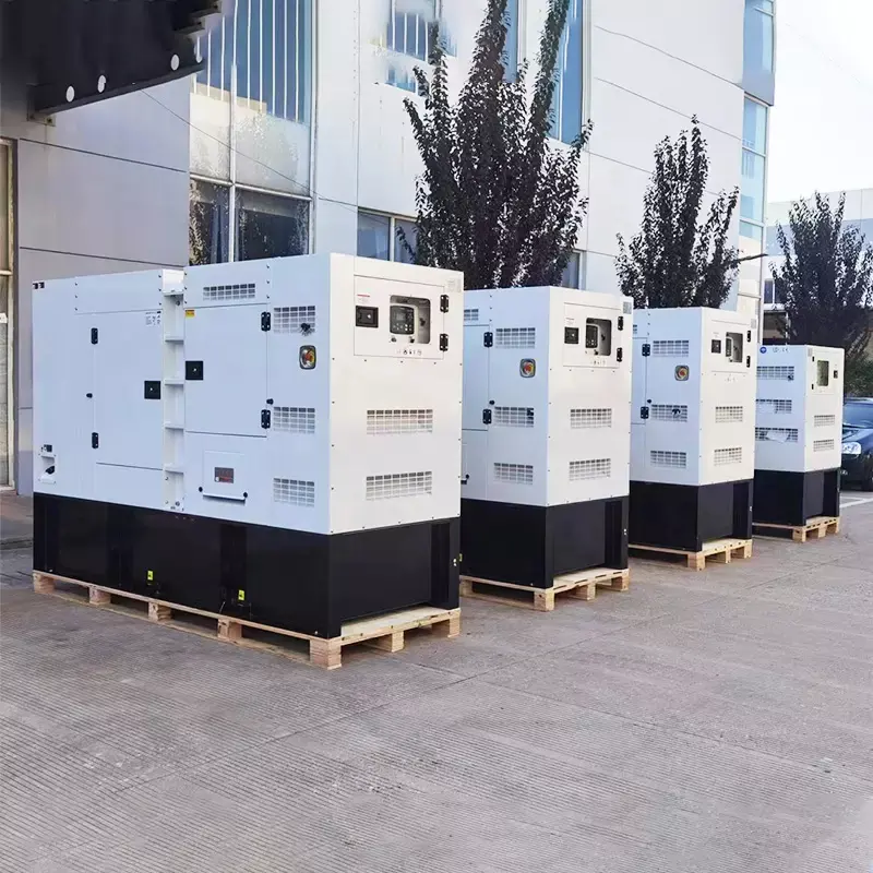 Propulsé par Cummins 20KVA 30KVA 40KVA 50KVA 60KVA 80KVA 100KVA 125KVA 150KVA 200KVA 250KVA Prix du générateur diesel silencieux à vendre