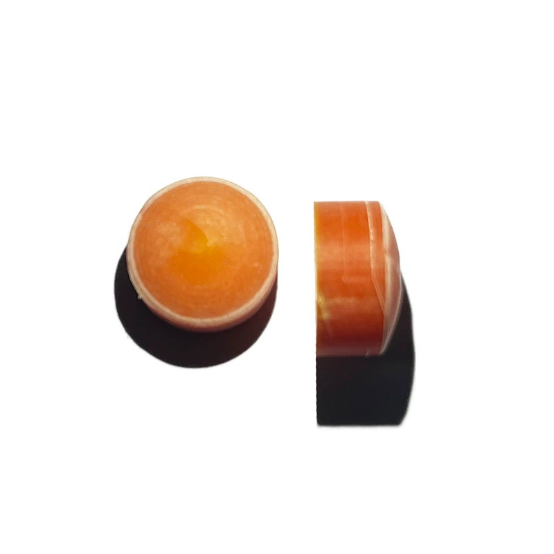 Bakélite rouge orangé
