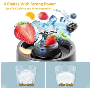 Taze meyve Smoothies ve meyve suyu karışımları için taşınabilir USB şarj edilebilir Mini meyve sıkacağı Blender taşıması kolay - Product Image 3