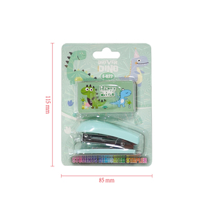 Diskon besar-besaran 2023 <span class=keywords><strong>Stapler</strong></span> kertas Mini plastik portabel lucu gaya berkualitas tinggi untuk perlengkapan alat tulis kantor - Product Image 2