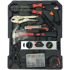 High Quality 186pcs Trolley <strong>Tool</strong> Set <strong>Tool</strong> <strong>Kit</strong> with Sockets Wrenches Household Hand <strong>Tool</strong> Set