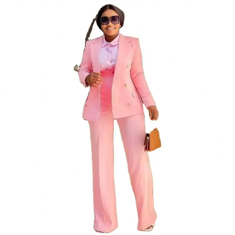 Queda Nova Calça Jacket Classic Business Tailored Suit Mulheres 2 Peça Conjuntos blazers senhoras mulheres