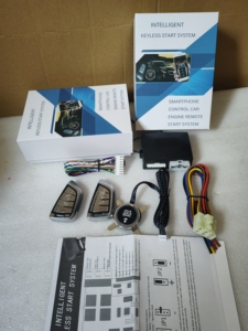 Alarma de coche con arranque automático, pulsador de un botón, parada de arranque automático, sistema de entrada sin llave, llave inteligente, Kit de arranque remoto, accesorios Automotrices - Product Image 6