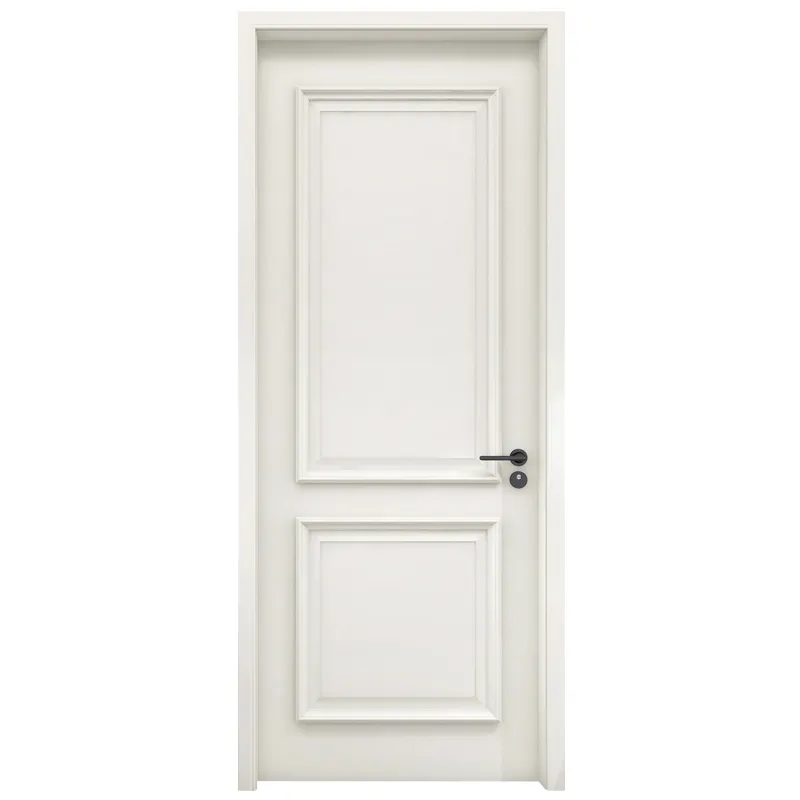 Casa moderna Interior HDF puerta Interior de diseño de puertas de madera maciza puertas de precio de fábrica