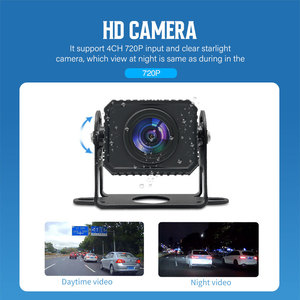 4CH 1080p/720p Split Display <strong>HD</strong> Touch Screen Vehicle Backup Monitor Mdvr Kit 1080p 10.1 Inch Mdvr Monitor 2in1 - Product Image 2