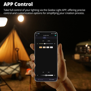 Godox ML60IIBi Zweifarbiges LED-Video licht, tragbares 70-W-COB-Dauerlicht mit kontinuierlicher Ausgangs beleuchtung 2800K-6500K APP Control Handheld-LED-Licht - Product Image 5