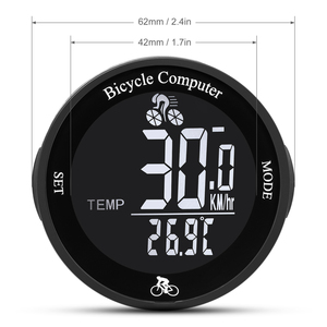 Ordenador inalámbrico para bicicleta, odómetro impermeable para bicicleta, pantalla LCD multifuncional, medidor de bicicleta de montaña - Product Image 6