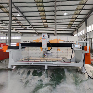 GANGER Cnc 4-осевой мостовой станок для резки камня для мраморных гранитных кварцевых плит с системой управления ПЛК - Product Image 1
