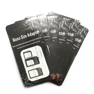 4合1纳米sim卡至微标准适配器，适用于IPhone手机套件弹出引脚打开拆卸按键引脚工具更换 - Product Image 2