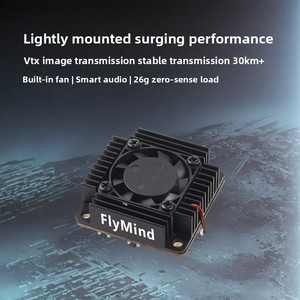 Flymind 5W công suất cao 5000mw tầm xa FPV mô hình máy bay mô-Đun Truyền hình ảnh VTX 26g Quạt làm mát tích hợp - Product Image 4