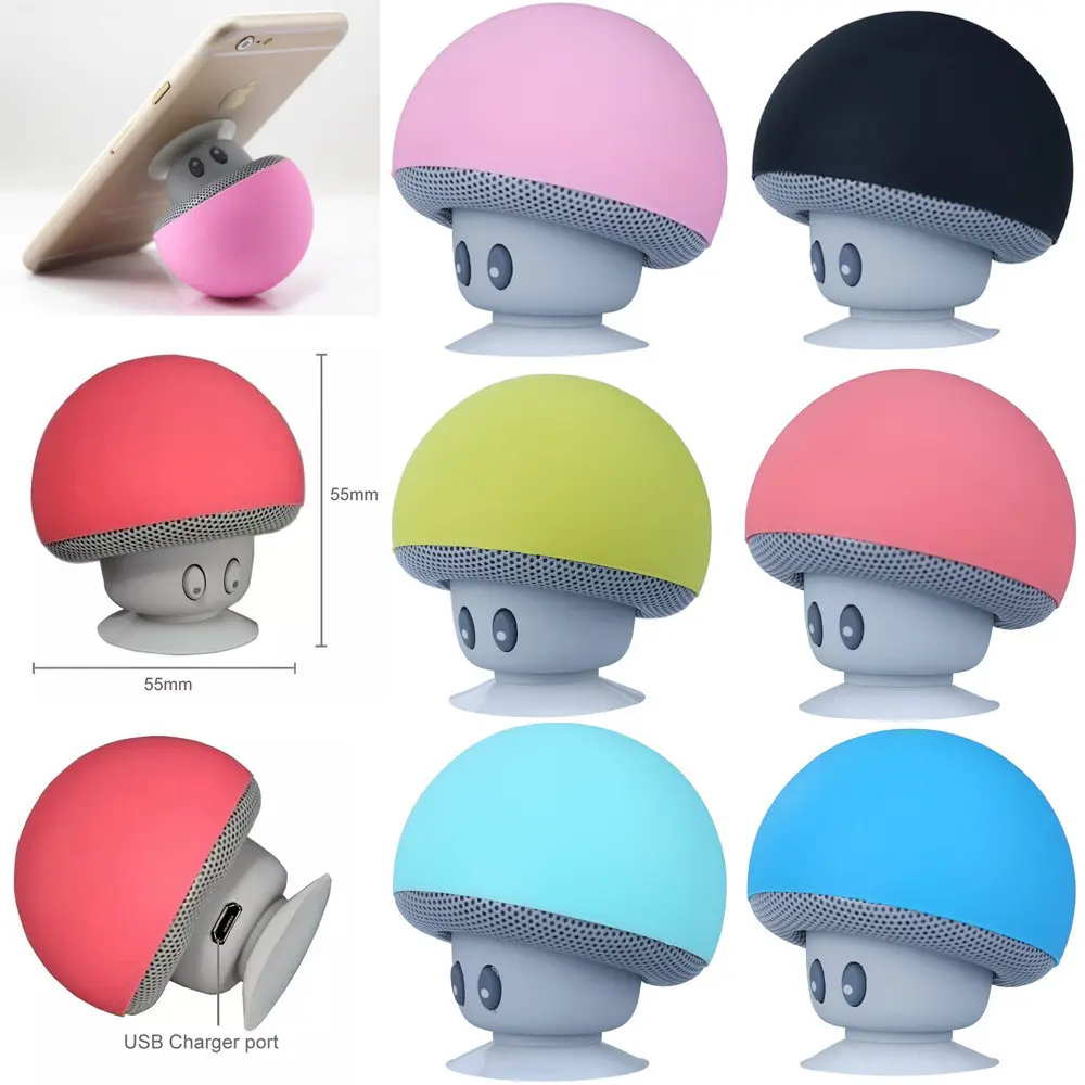 Hot Mini Mushroom Shape Cheap Vibration Speaker System Subwoofers Professional Wireless Small Portable Speaker