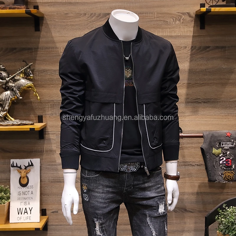 High quality fashion Men's Bomber Jacket coats Autumn winter Jacket for mens wholesale low price mens clothes