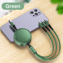 Câble USB vert 3 en 1