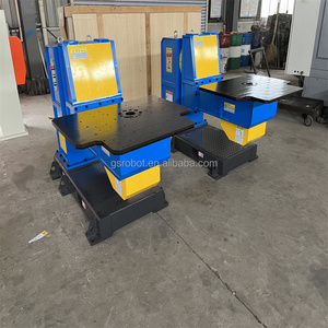 2-axis L-type Servo Positioner Controlled by <strong>Robot</strong> for Batch Welding of Metal Parts - Product Image 3