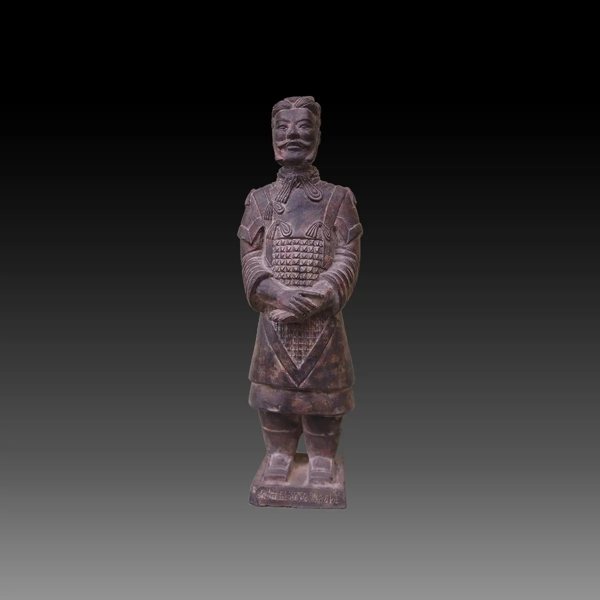 Figuritas de Guerrero de Terracota de China, caja de embalaje de regalo, figurita coleccionable para decoración del hogar