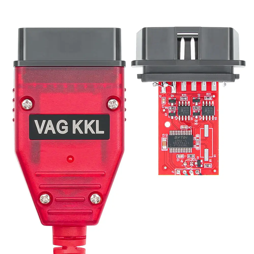VAG KKL 409.1 VAG COM OBD2 USB-Diagnose kabel FTDI FT232RL Real 9241A Chip Obd2 Diagnose scanner Kompatibel mit VAG-Fahrzeugen