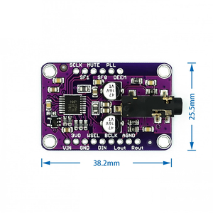 UDA1334A I2S DAC Audio Stereo Decoder Modul platine 1334 DAC Modul für Arduino 3.3 V-5V Hochleistungs-ICs Produkt