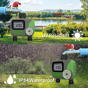 庭院草坪2区洒水定时器，带降雨延迟/手动浇水/自动灌溉控制器系统 - Product Image 6